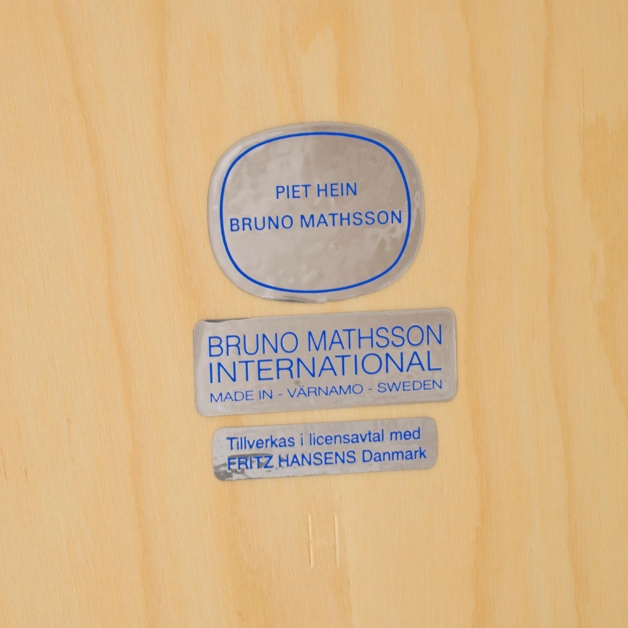 BRUNO MATHSSON och PIET HEIN, "Superellips", Bruno Mathsson International, bord, 1900-talets fjärde kvartal.