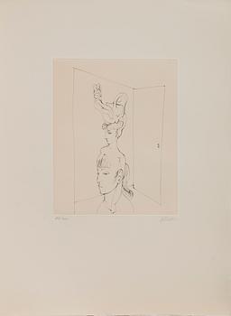 HANS BELLMER, "Les anagrammes du corps". 10 etchings, 1973, each signed in pencil and numbered 72/100.