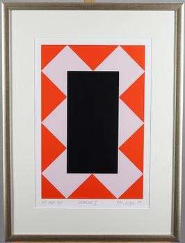 PAUL OSIPOW, serigrafi, signerad och daterad -89, numrerad Tait. vedos 7/15.