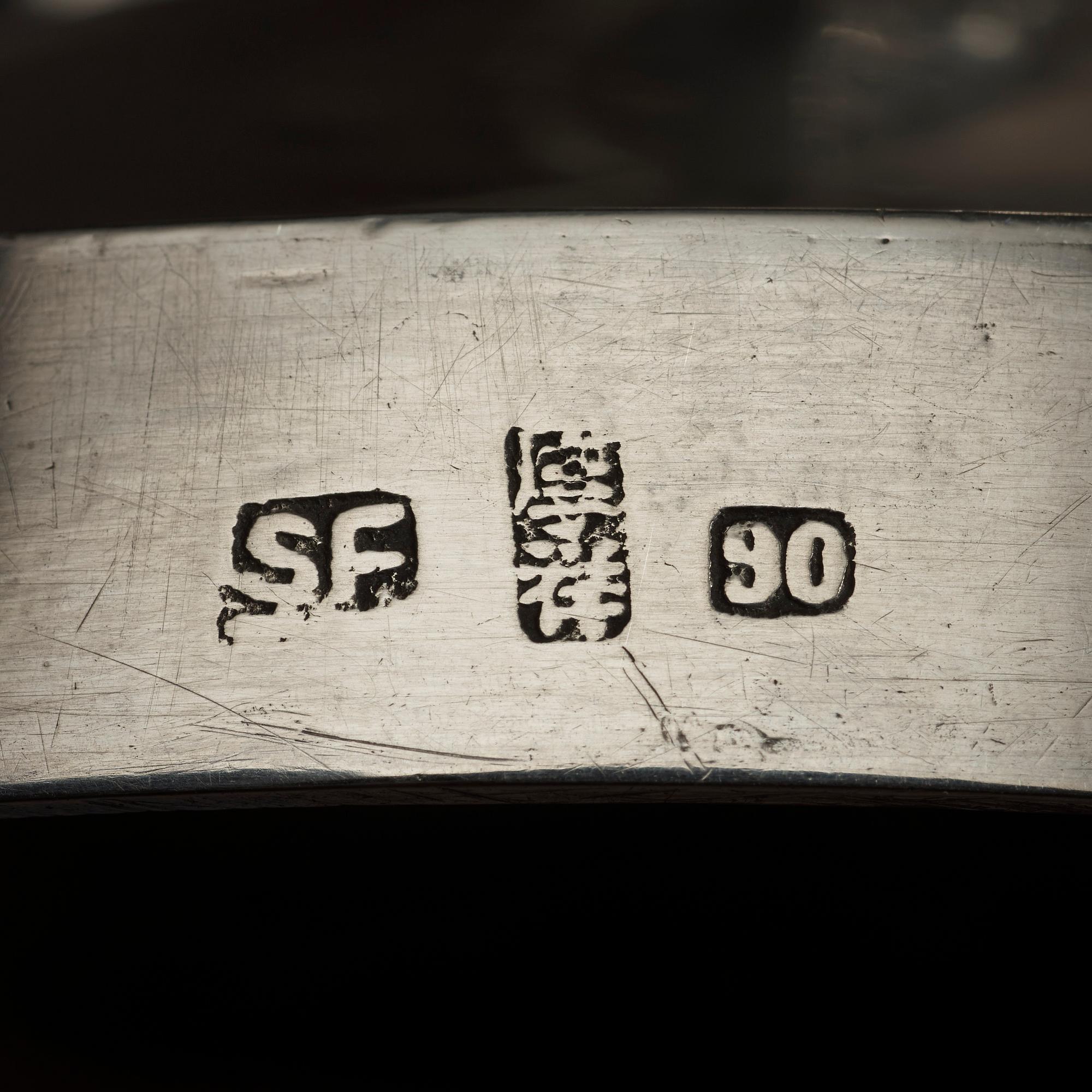 POKAL, silver, Kina, Sing Fat, Kanton, tidigt 1900-tal.