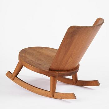 Steneby Hemslöjdsförening, gungstol, furu, 1930-40-tal.