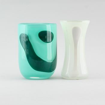 VASER, 2 st, glas, Sigurd Persson, Kosta.