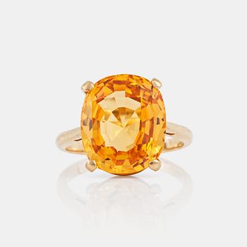 1201. A 14.10 ct untreated yellow sapphire.