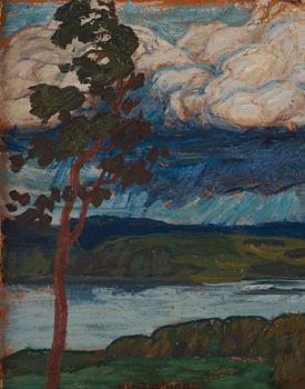 Helmer Osslund, "Nach dem Regen" (Rainy night).