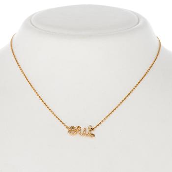 A NECKLACE, Dior Ouí, brilliant cut diamonds, 18K gold.