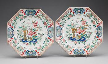 TALLRIKAR, ett par, Samson, troligen Frankrike, 1800-talets slut.