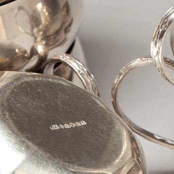 PUNSCHMUGGAR, 12 st. Silver G.A.B 1950/60-tal. 390g.