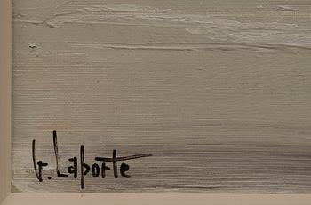 GEORGES LAPORTE, oljemålning på duk, signerad.