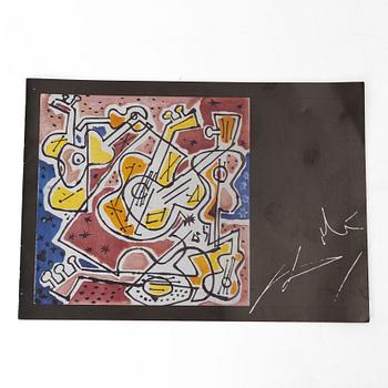 Salvador Dalí, efter. Kakelplattor, 12 st, lergods, Spanien.