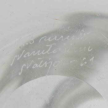 Kaj Franck, a decanter, KF 501  'The Bells of Kremlin', signed K. Franck, Nuutajärvi, Notsjö -61.