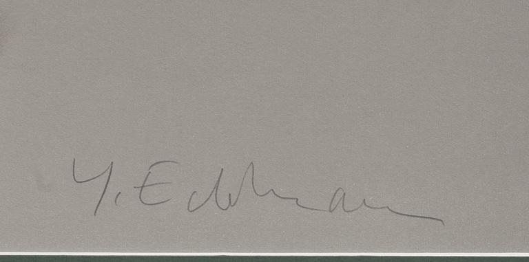 YRJÖ EDELMANN, färglitografi, signerad och numrerad 140/199.
