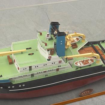 A "Smit Rotterdam" boat model, second half of the 20th century.