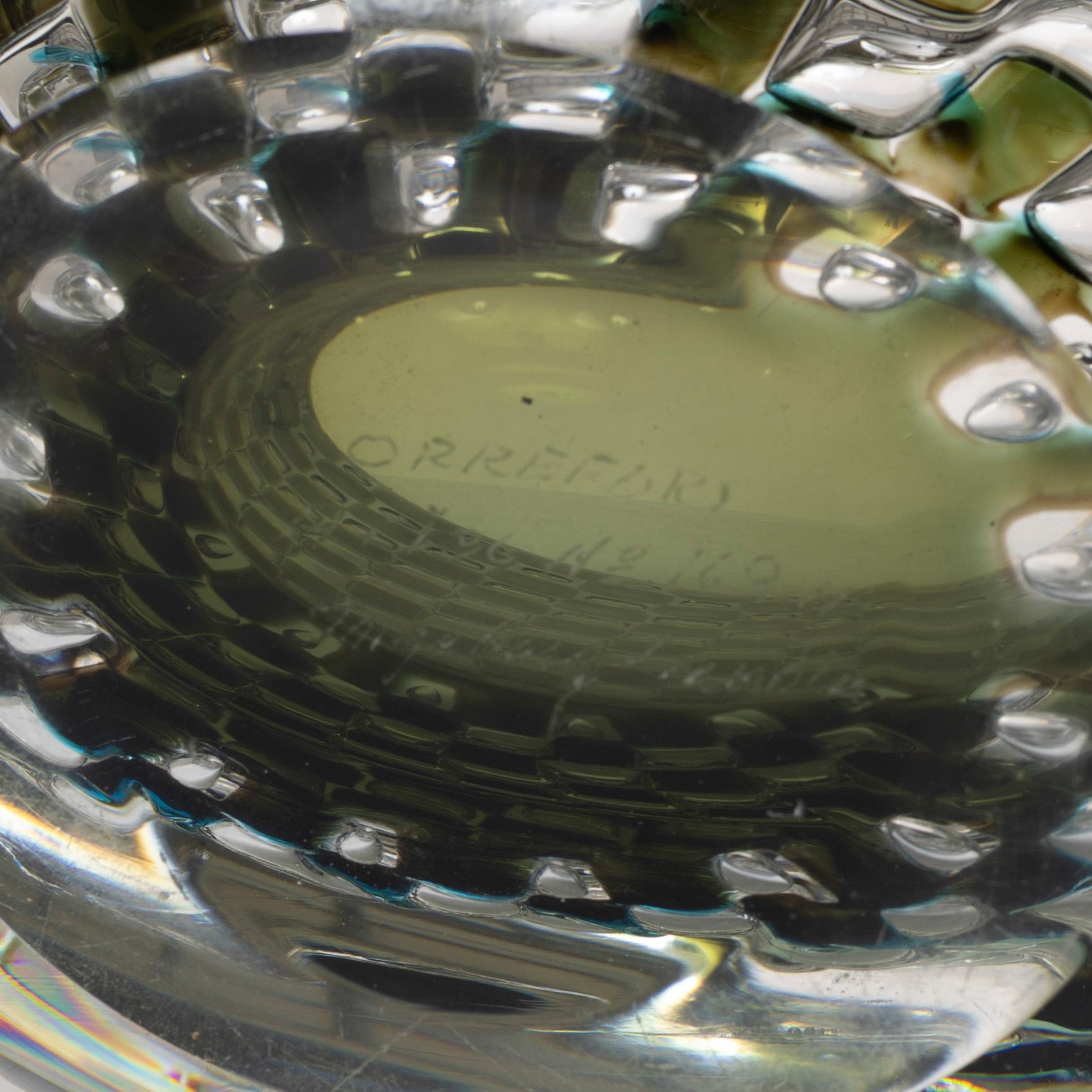 Ingeborg Lundin, vas, glas Ariel, Orrefors. 1959.