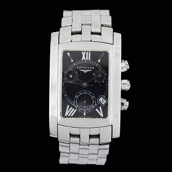 ARMBANDSUR, herr, Longines, Dolce Vita, kronograf, ref L5 656 4, quartz, cal 538, stål.