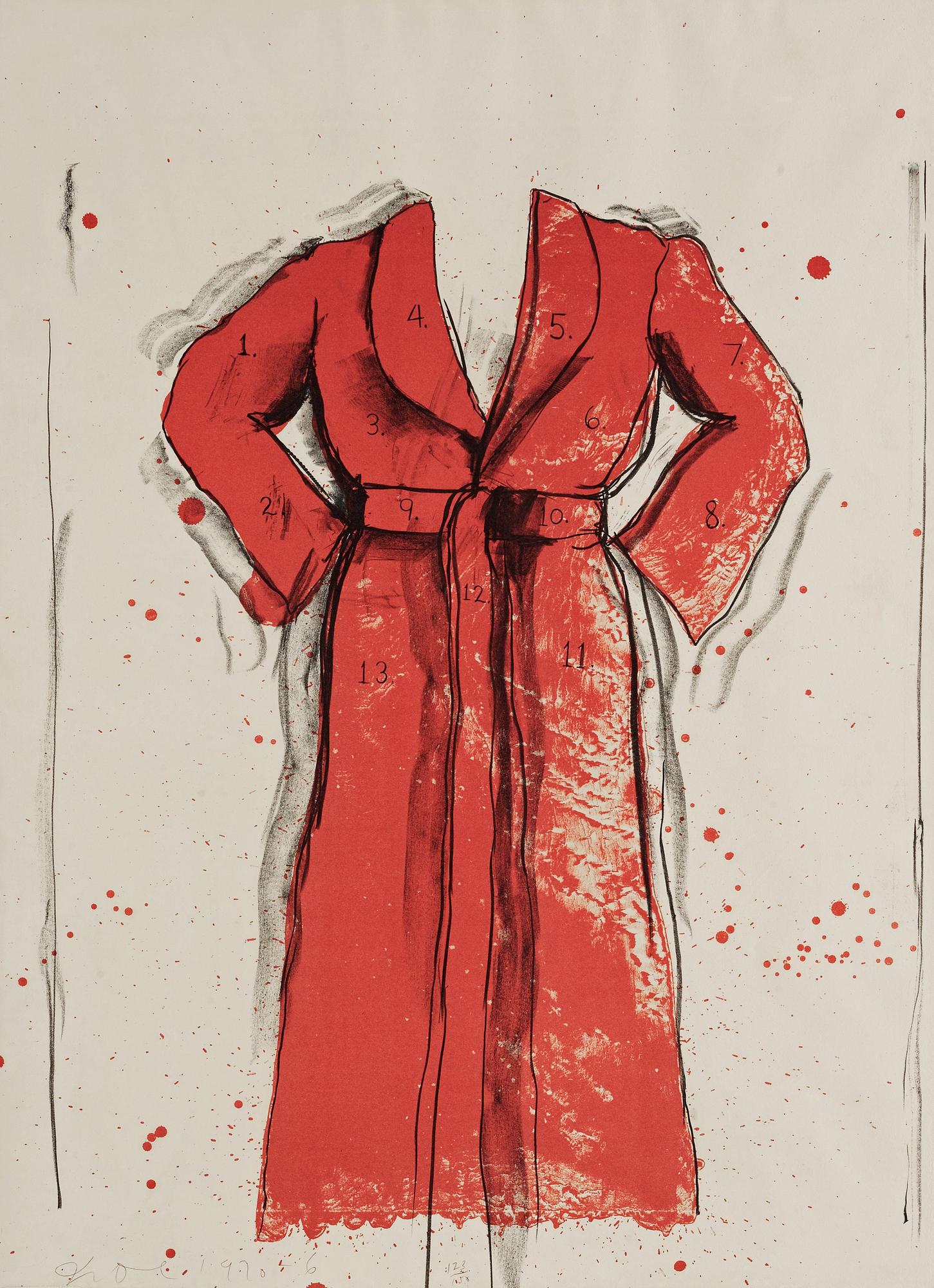 Jim Dine, "Bathrobe".