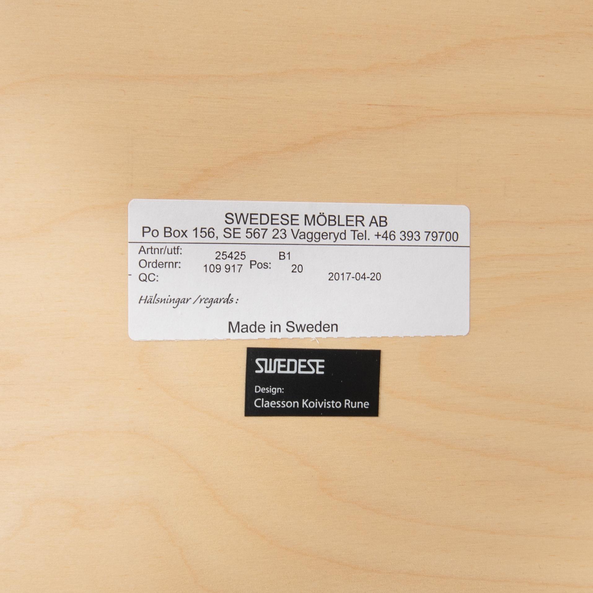 Claesson Koivisto Rune, coffee table, "Brasilia", Swedese.