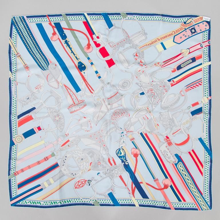 Hermès, scarf, "Concours d'etriers".