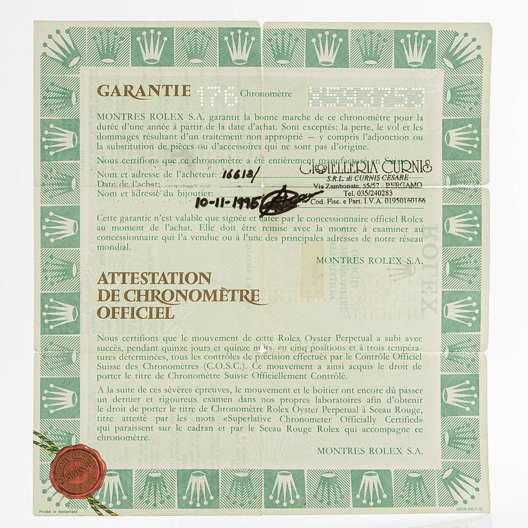 Rolex, Submariner, "Tritium Dial", ca 1995.