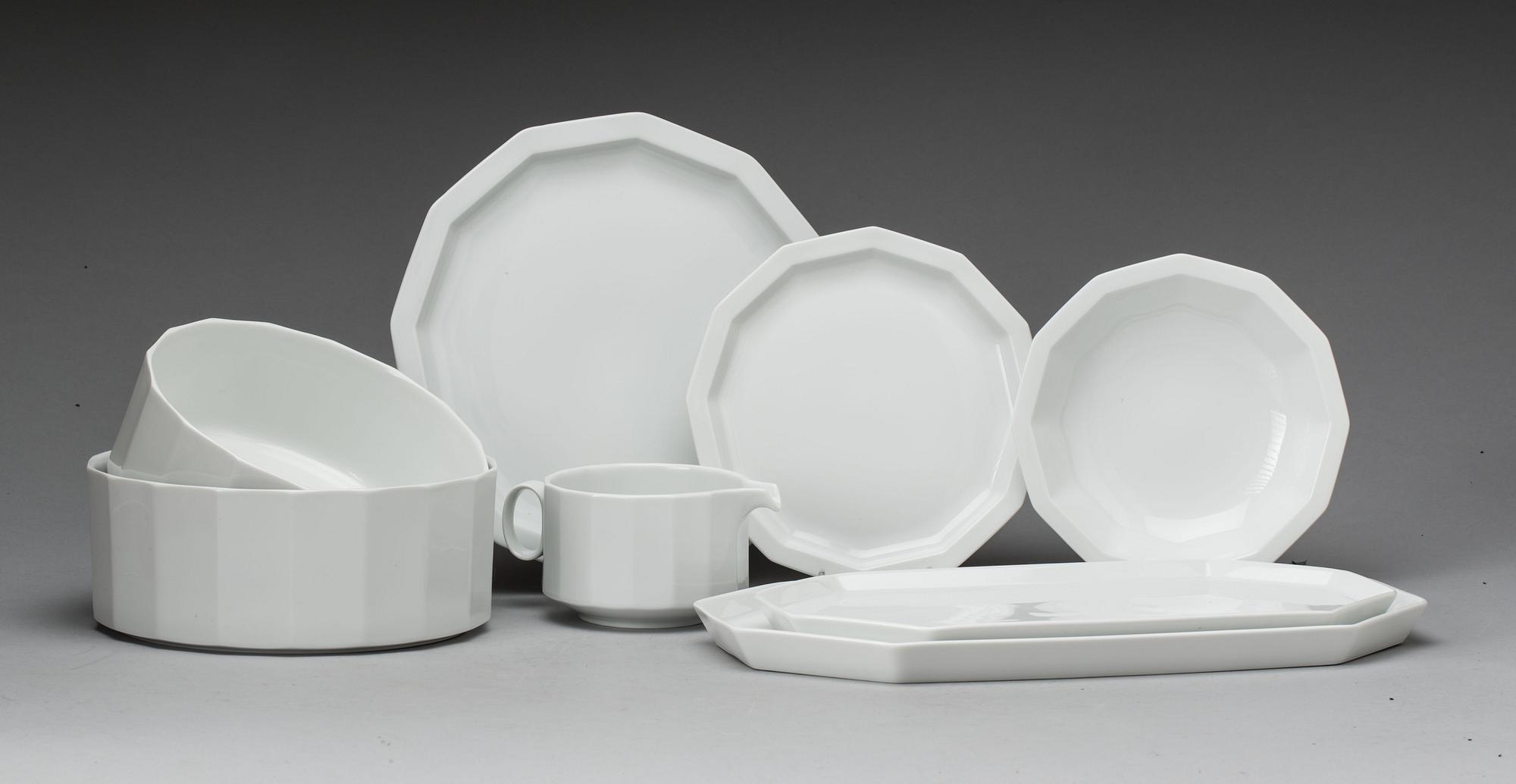 MATSERVIS, porslin, 37 delar, Rosenthal.