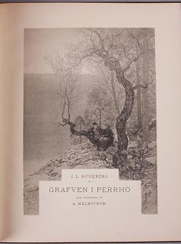 PARTI BÖCKER, 20 st, mest skönlitteratur, 1700-1900-tal. Bla "Samlade arbeten af August Blanche", Stockholm 1889.