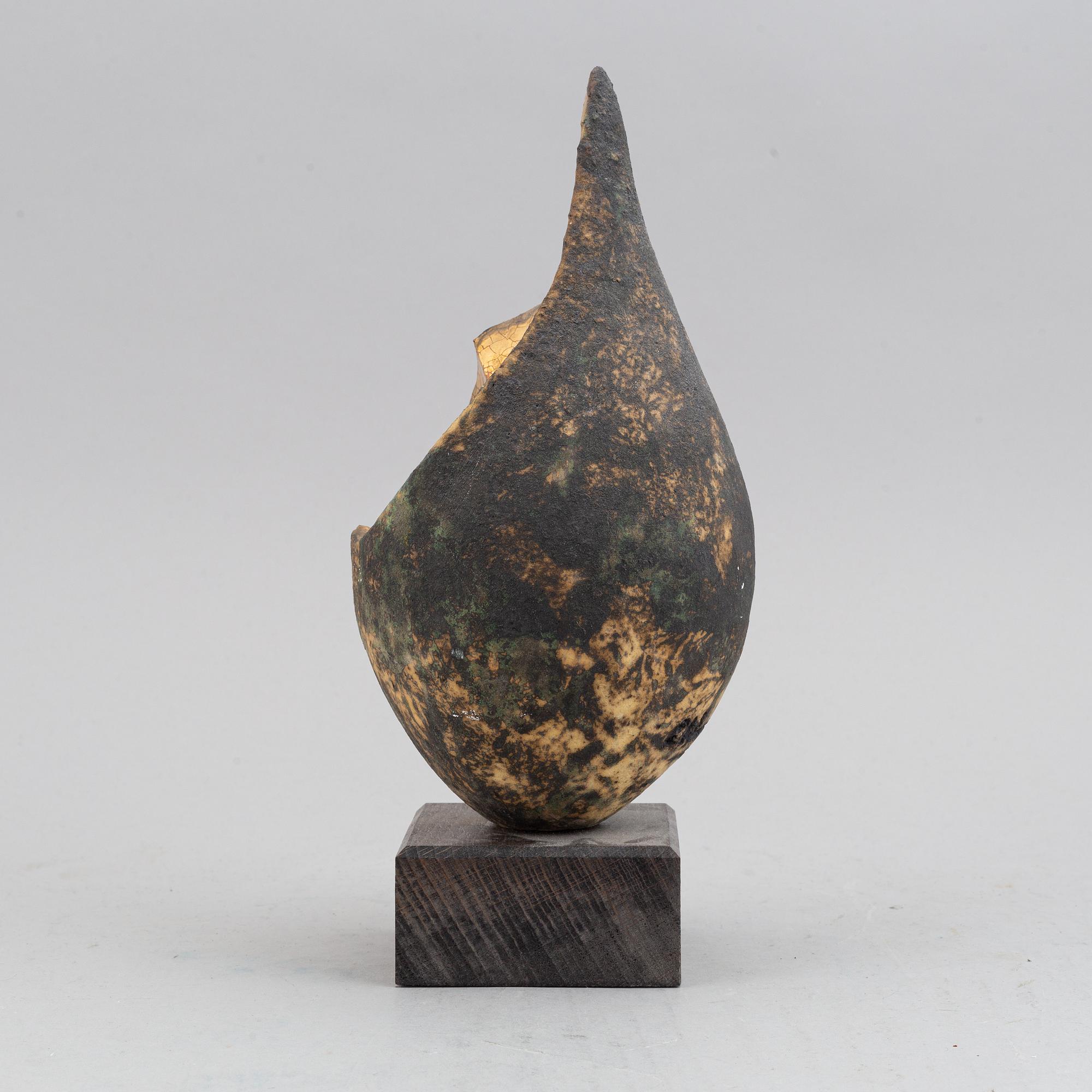A stoneware sculpture by Alf Ekberg, signed.