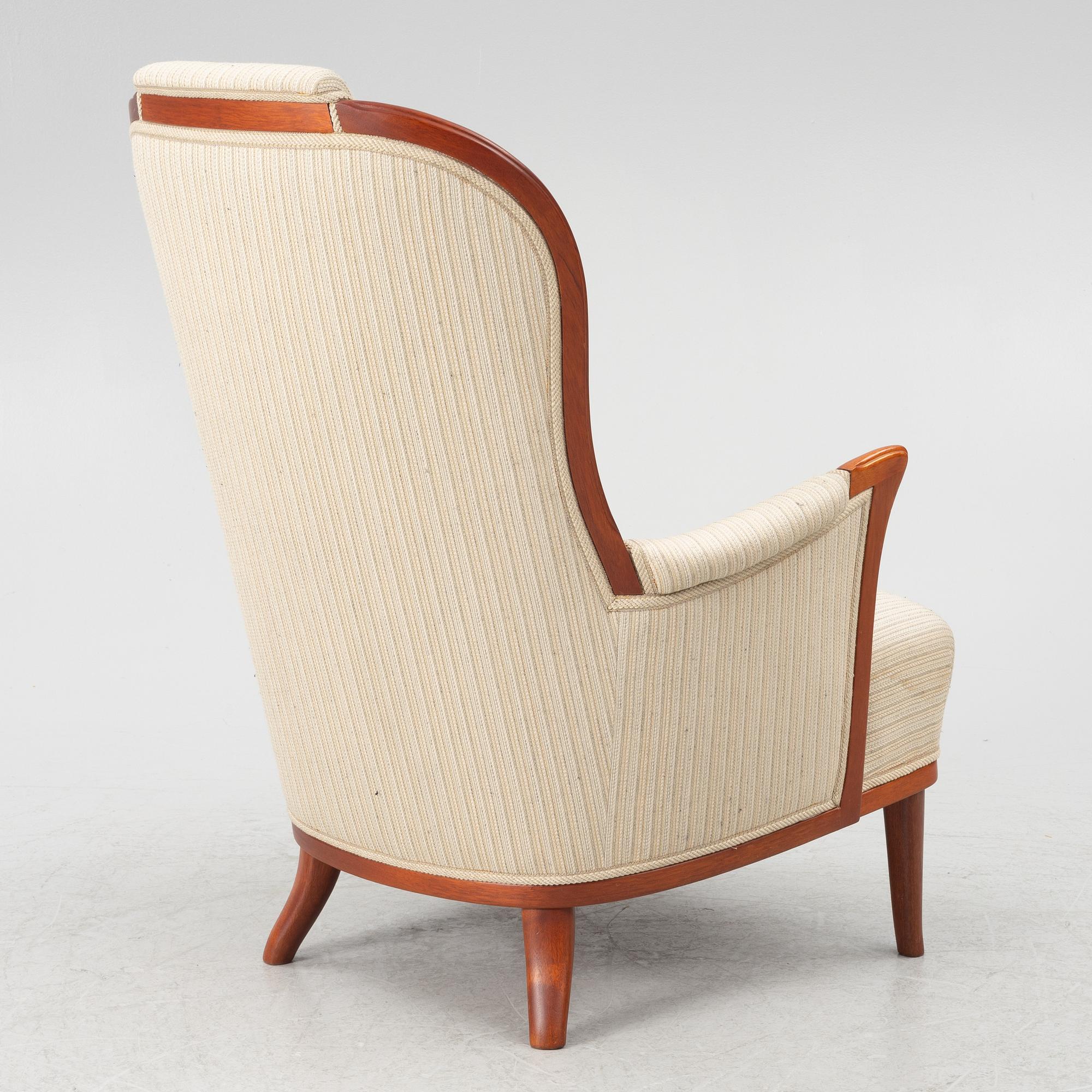 Carl Malmsten, armchair, "Vår Fru", OH Sjögren, late 20th century.