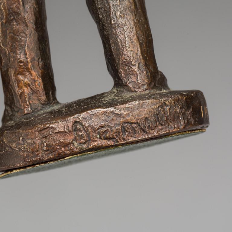 ERIC DEMUTH, skulptur, brons, signerad och numrerad 1/6.