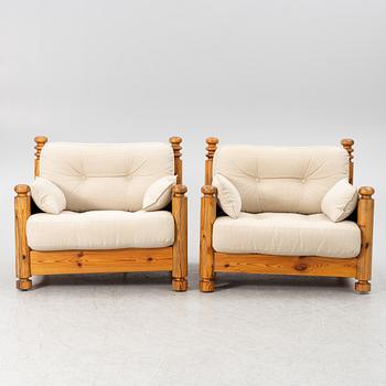 Uno & Östen Kristiansson, fåtöljer ett par, 1970-tal.