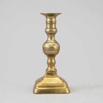 LJUSSTAKE, brons, 1700-tal.