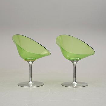 STOLAR, ett par, "Eros", Philippe Starck, Kartell, Italien, 1900-/2000-tal.