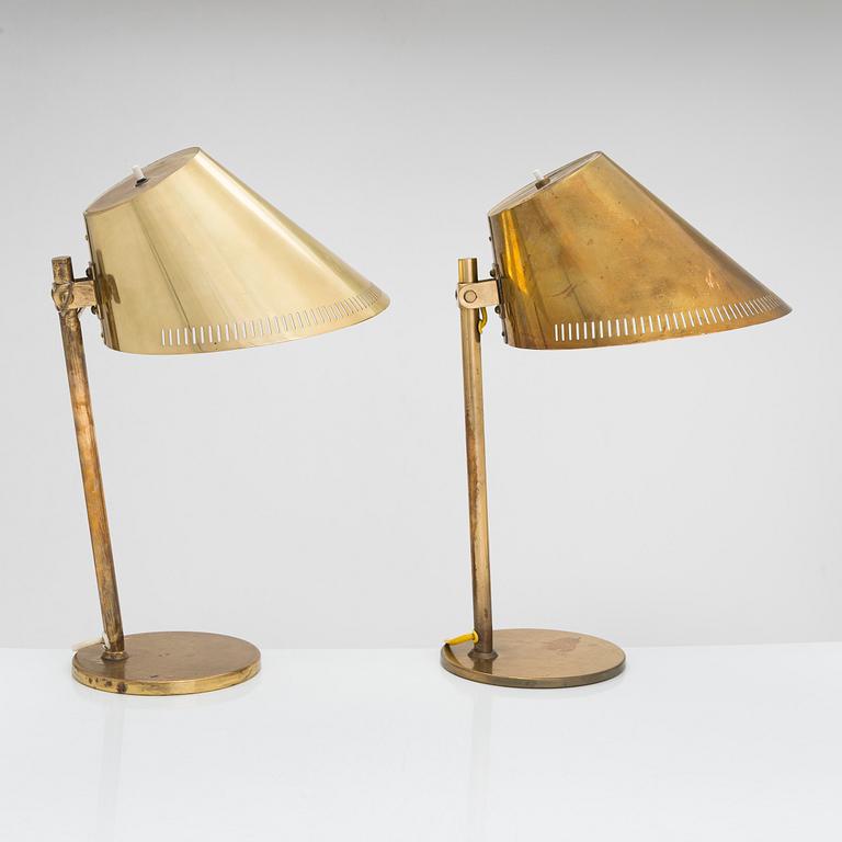 Paavo Tynell, two mid-20th century '9227' table lamps for Taito and Idman.