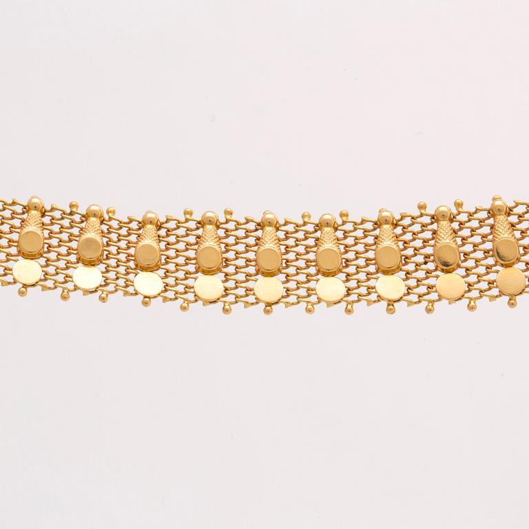 GOLD NECKLACE , Italy, 18K gold, 58,1 g.