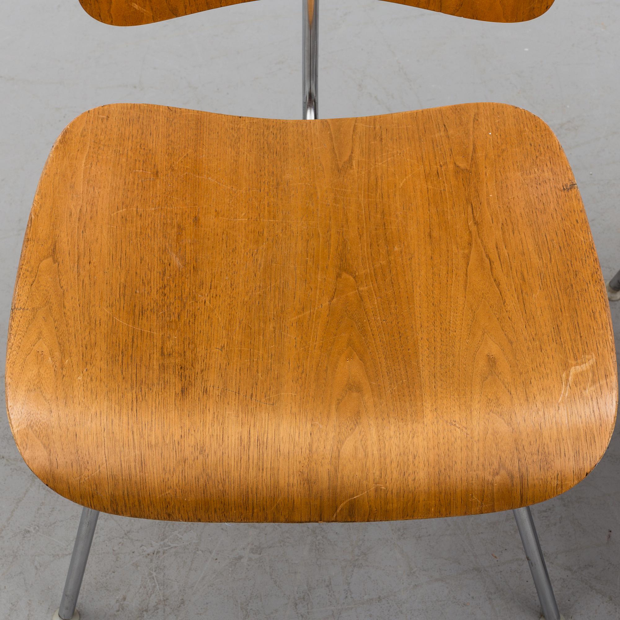 CHARLES & RAY EAMES, stolar, ett par, "DCM", Herman Miller.