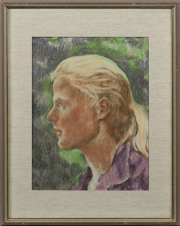 LOTTE LASERSTEIN, pasteller, 3 st. Sign.