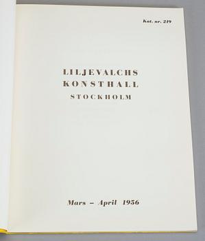 BOK, "Konkret Realism, Baertling, Jacobsen, Mortensen", Åke Nyblom & Co Boktryckeri AB, Stockholm. 1956.