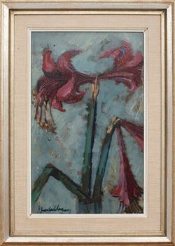 BERTIL WAHLBERG, olja på papp. Signerad.