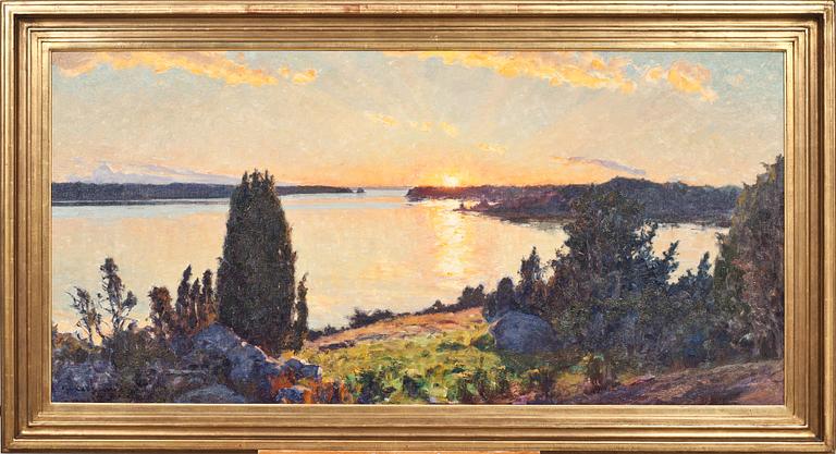 GOTTFRID KALLSTENIUS, olja på duk, sign.