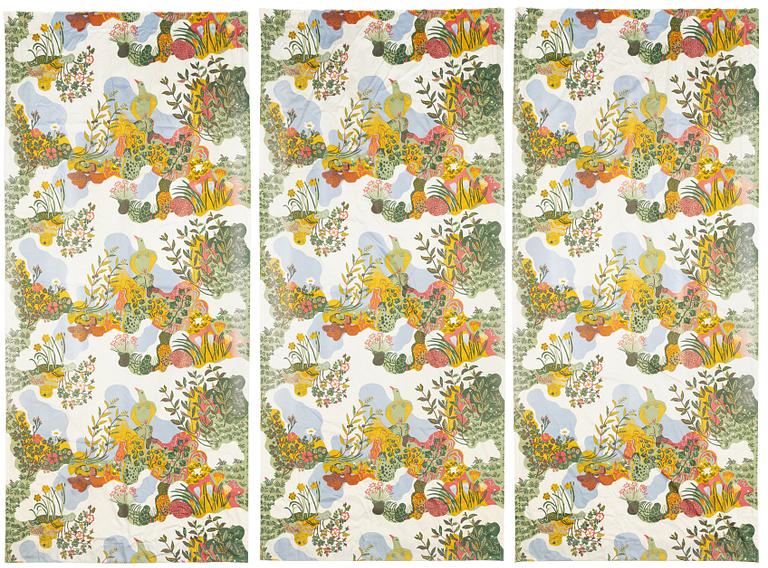 Josef Frank, gardiner, 3 par, "Anakreon", Firma Svenskt Tenn.