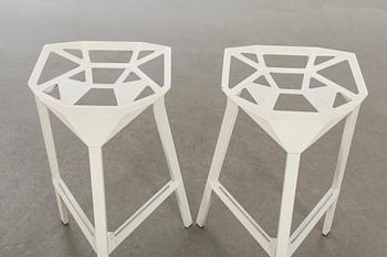 Konstantin Grcic, "Stool one", 2 pcs, Magis, Italy 2000s.