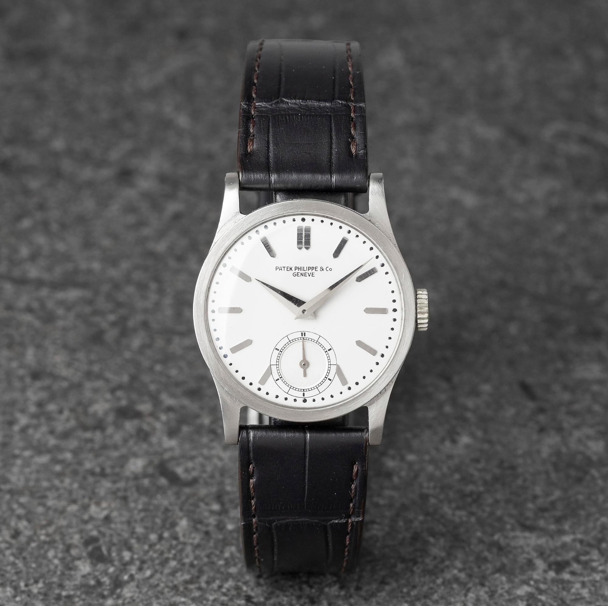 Patek Philippe, Calatrava, "Steel Borgel Case", ca 1940.