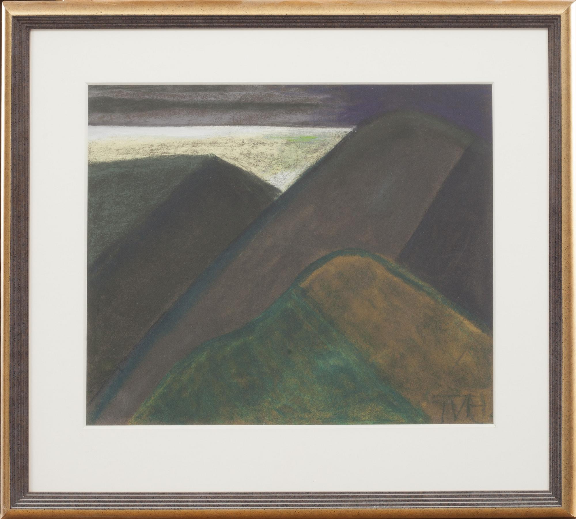 TORA VEGA HOLMSTRÖM, pastell, monogramsignerad.