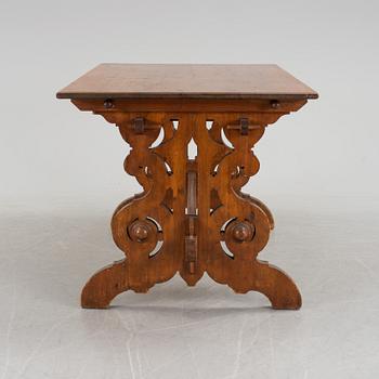 A Swedish late 19th century pine wood table.