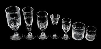 SERVISGLAS, 48 delar, "Antik", Reijmyre.