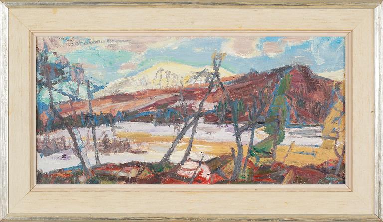 HERMAN TALVIK, olja på duk, signerad.