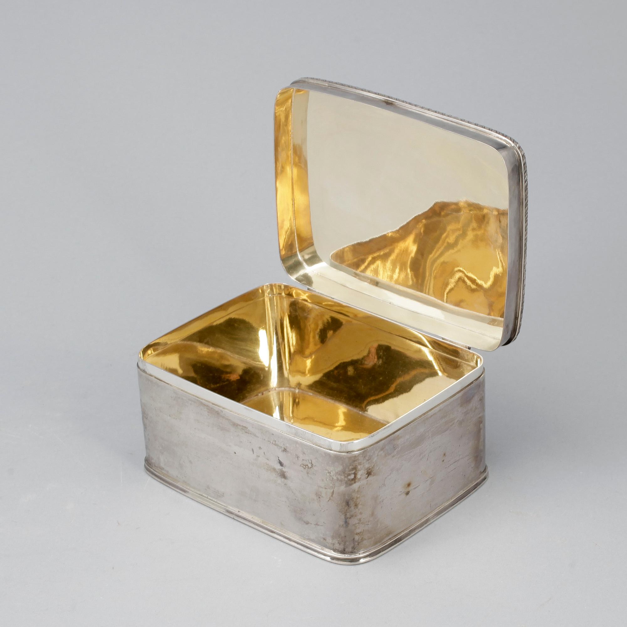 SKRIN, silver, Thune, Norge, 1900-talets första hälft. Vikt ca 622g.