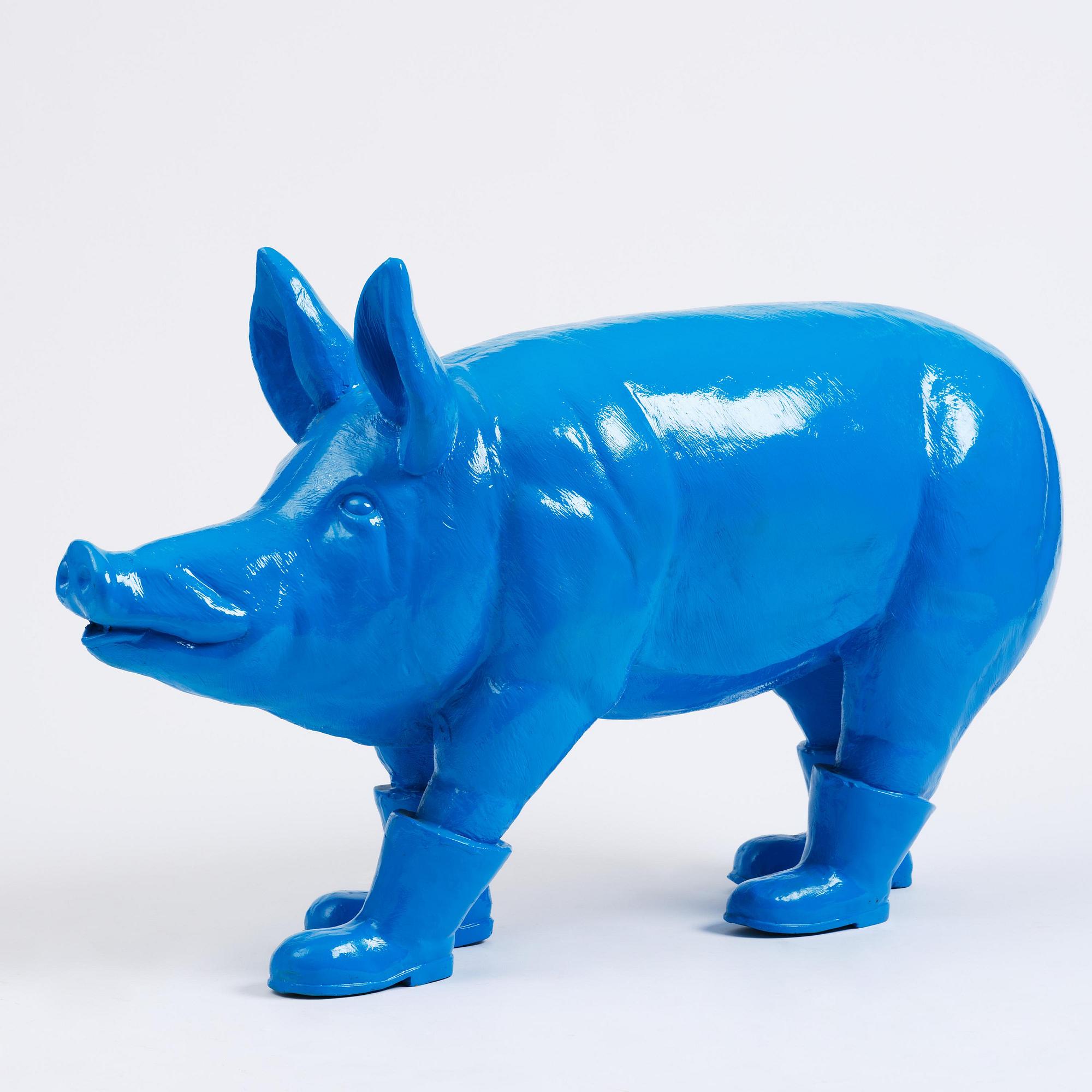 William Sweetlove, "Cloned blue father pig" (Blue).