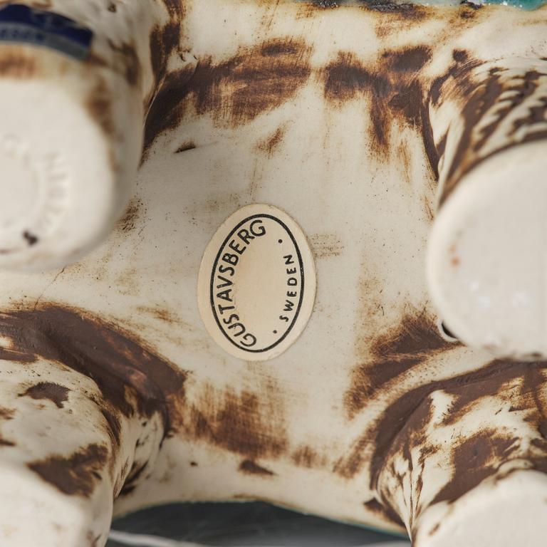 Lisa Larson, figurin, stengods, "Varan", ur serien "Jura", Gustavsberg.