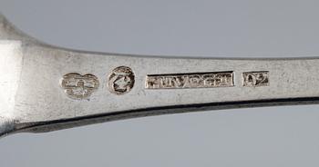 MATSKEDAR, 3 st, silver, Hans Jacob Vogt, Kristianstad 1798/99. Vikt ca 148 gram.