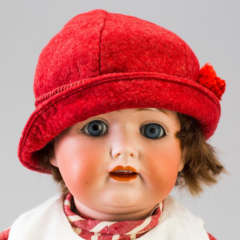 A bisque headed doll by Kästner JDK 260, Germany, 1916.