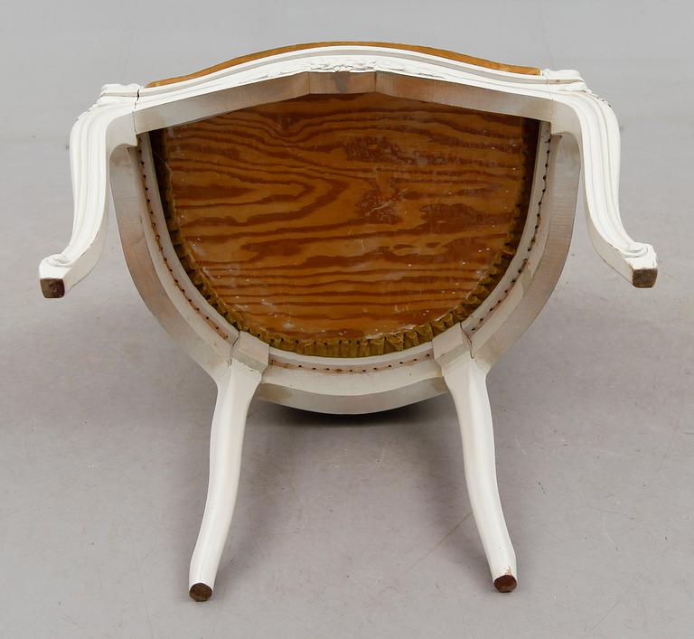 KARMSTOL, rokokostil, 1900-talets mitt.